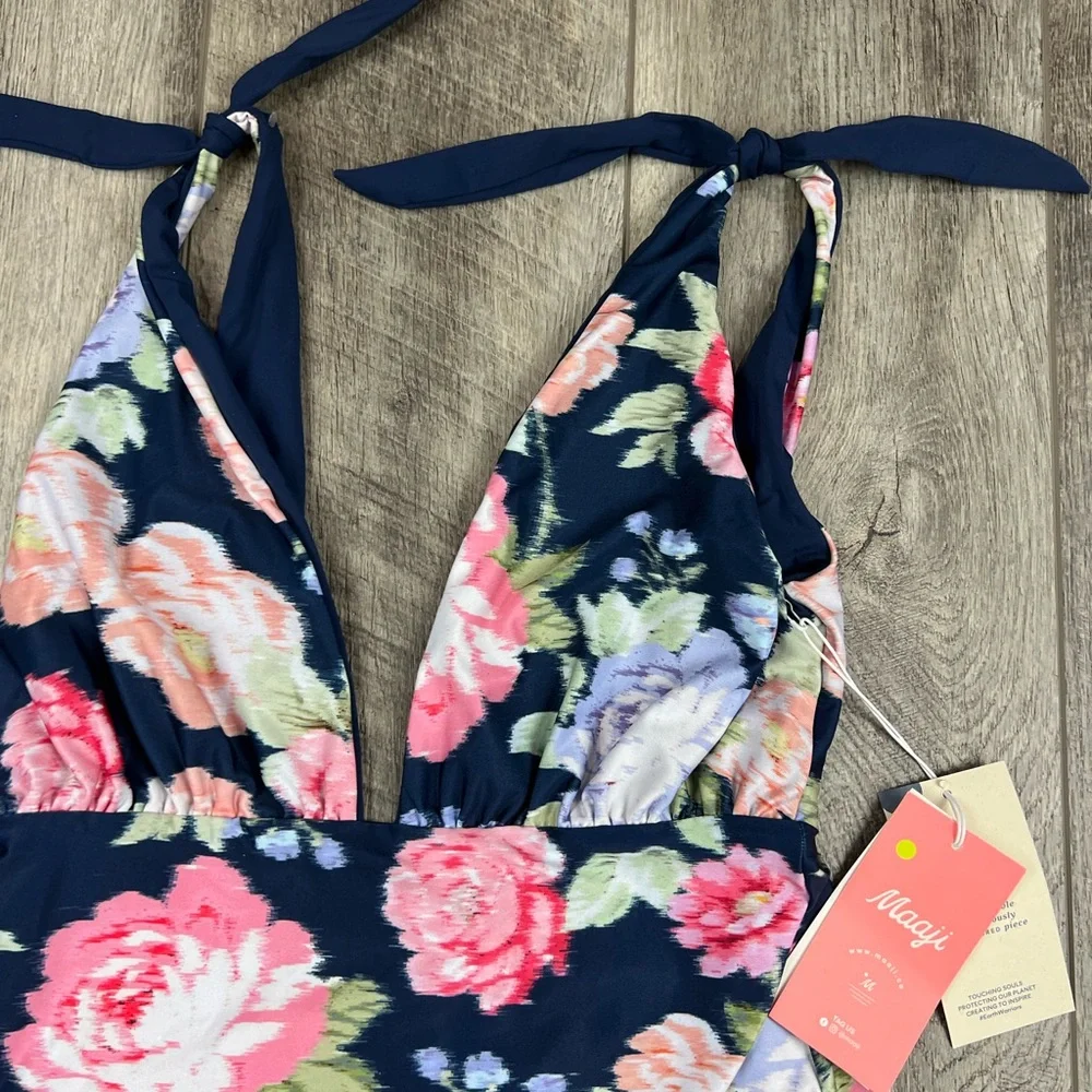Maaji Navy Reversible One‎ Piece Swimsuit